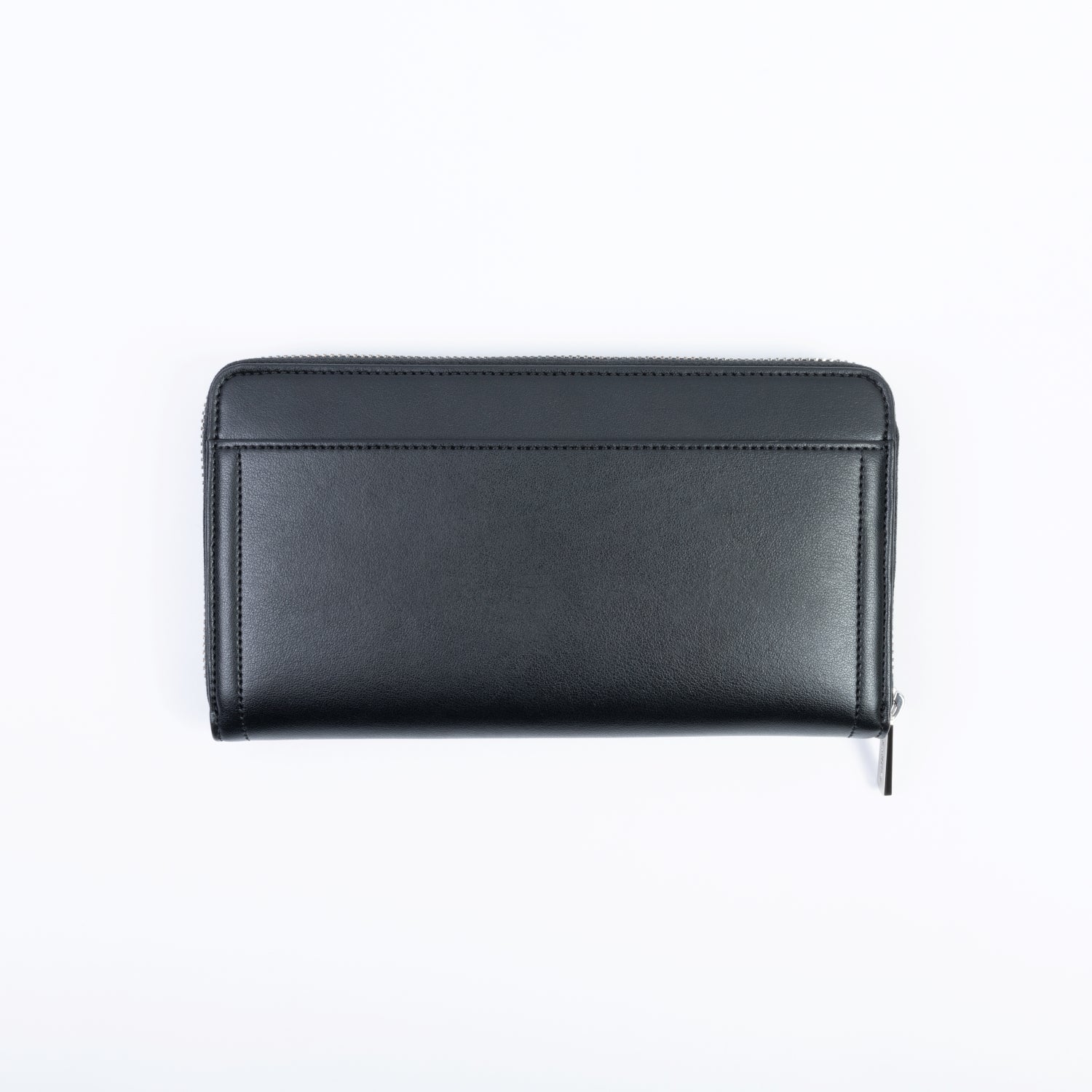 Portefeuille femme noir Ashoka Paris, maroquinerie vegan haut de gamme et durable.