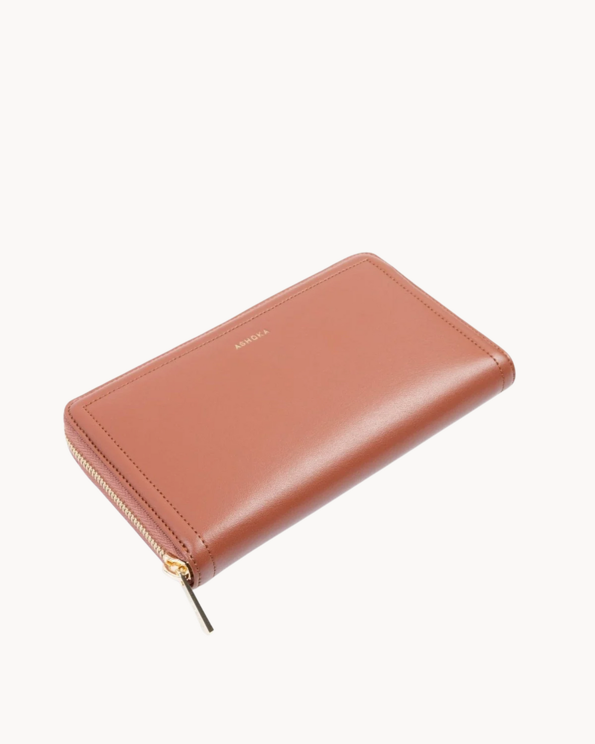 Compagnon Couture Ashoka Paris en Uppeal™ camel, vu de face