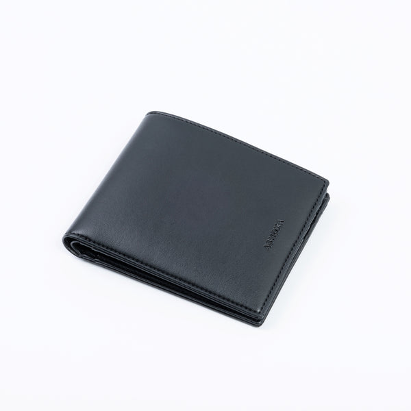 Portefeuille homme Apple Skin navy - matière végétale écoresponsable, design raffiné à Paris