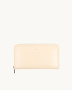 Portefeuille Compagnon Couture Sable à base de bambou, vu de face