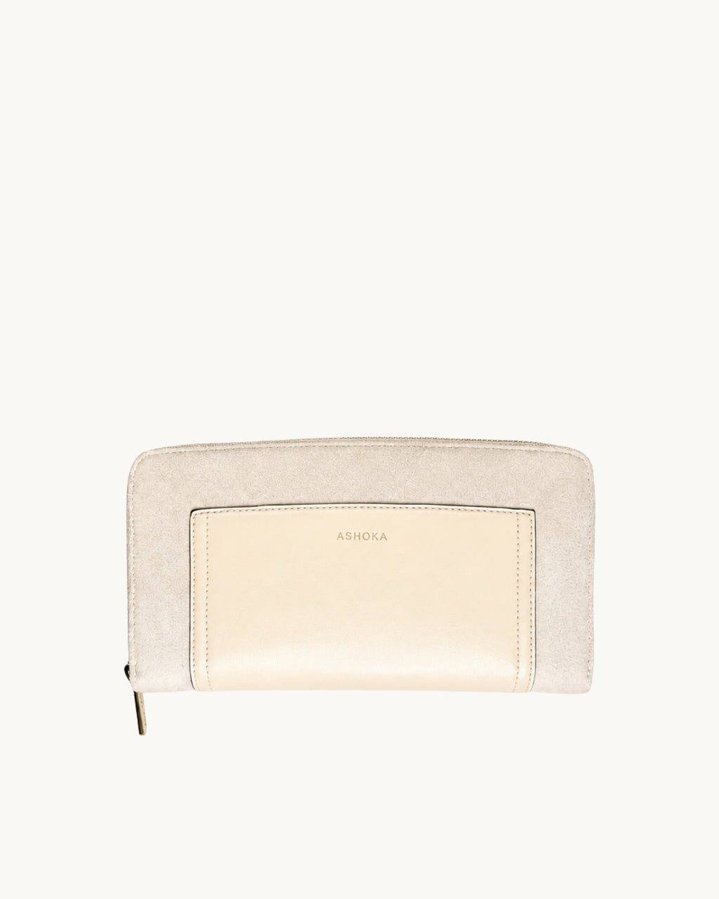 Portefeuille Compagnon Oxymore Sable, à base de bambou, vu de face