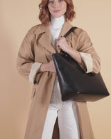 Jolly full Apple Skin shopping bag black