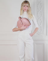 Half-moon bag Eclipse Apple Skin nude
