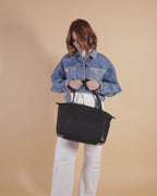 Uppeal™ and Recycled Nylon Journey Bag in Black