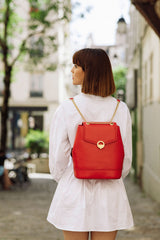 Pamela Backpack Apple Skin red