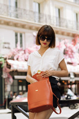 Pamela Backpack Apple Skin terracotta