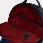 Sac à dos vegan pour femme et homme Lively Apple Skin et nylon recyclé bleu marine sans cuir, éthique, écoresponsable, écologique, recyclé et sans cruauté