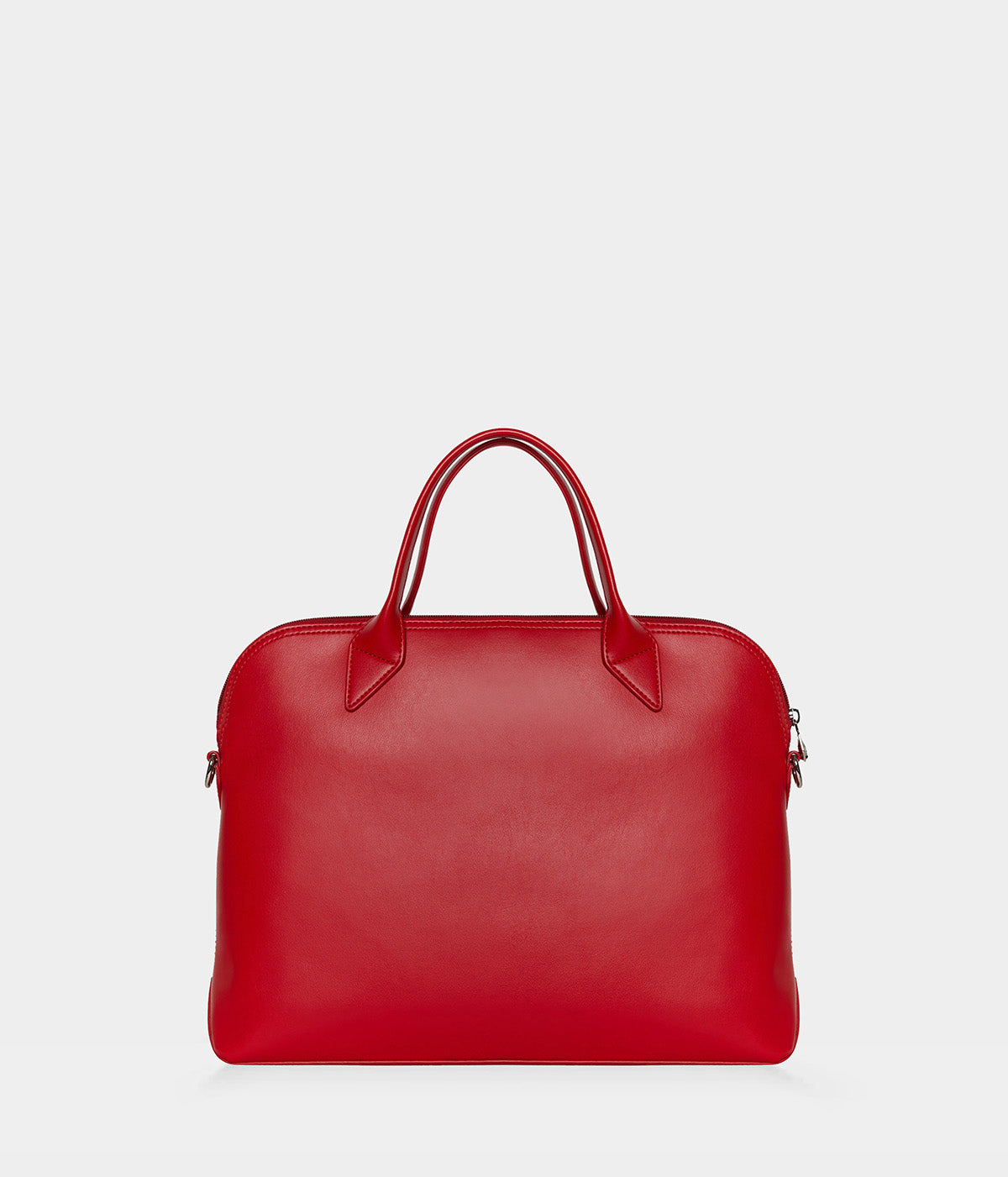 Porte-documents similicuir vegan pour femme City Apple Skin rouge, sans cuir, éthique, écoresponsable, écologique, recyclé et sans cruauté