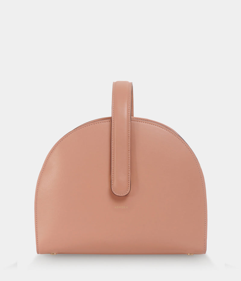 Half-moon bag Eclipse Apple Skin nude