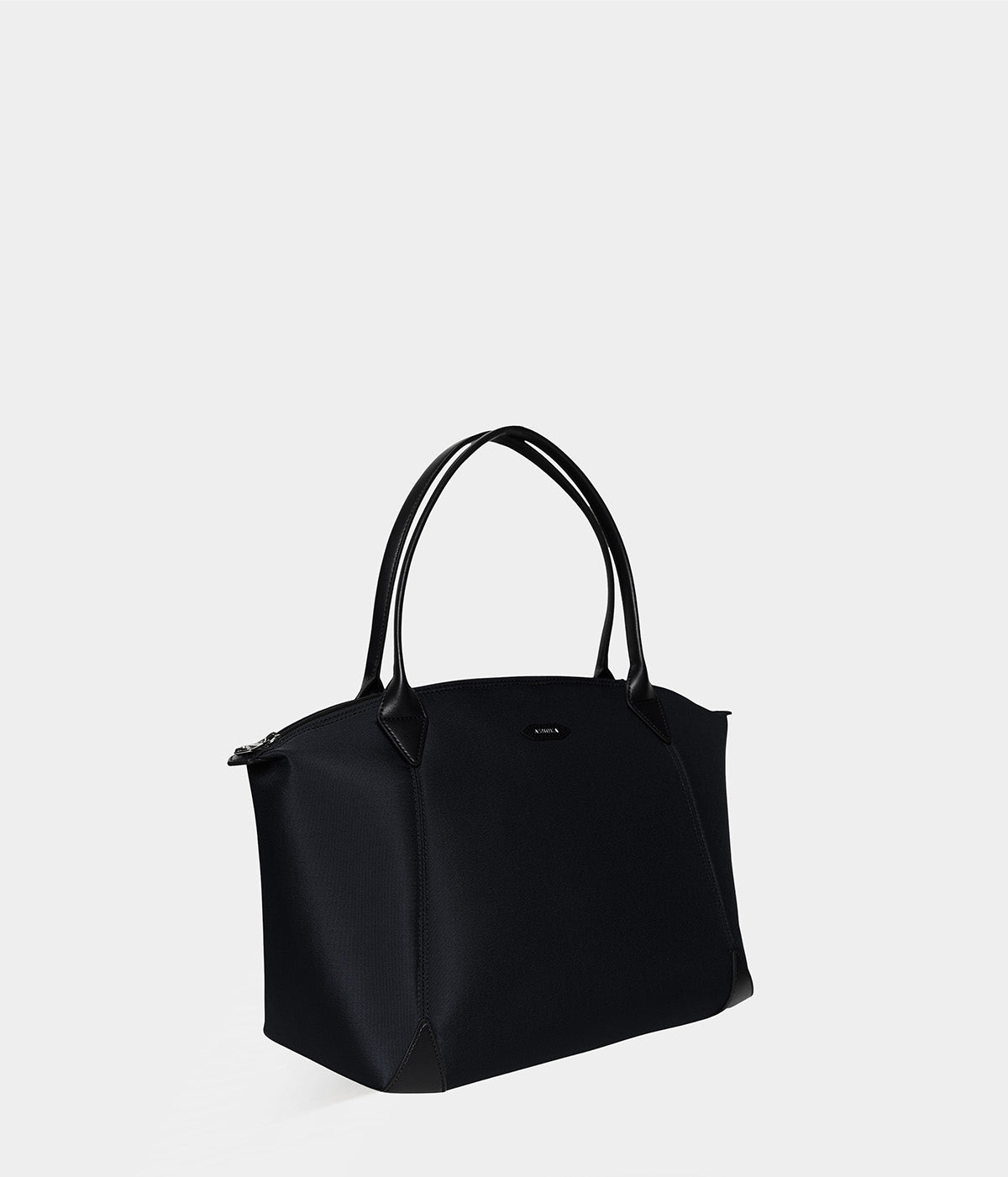 Sac vegan pour femme Journey Kromatik Apple Skin et Nylon recyclé noir, sans cuir, éthique, écoresponsable, écologique, recyclé et sans cruauté