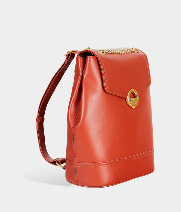 Sac à dos vegan Pamela Backpack Apple Skin terracotta - Vegan sans cuir - Collection Pamela Anderson