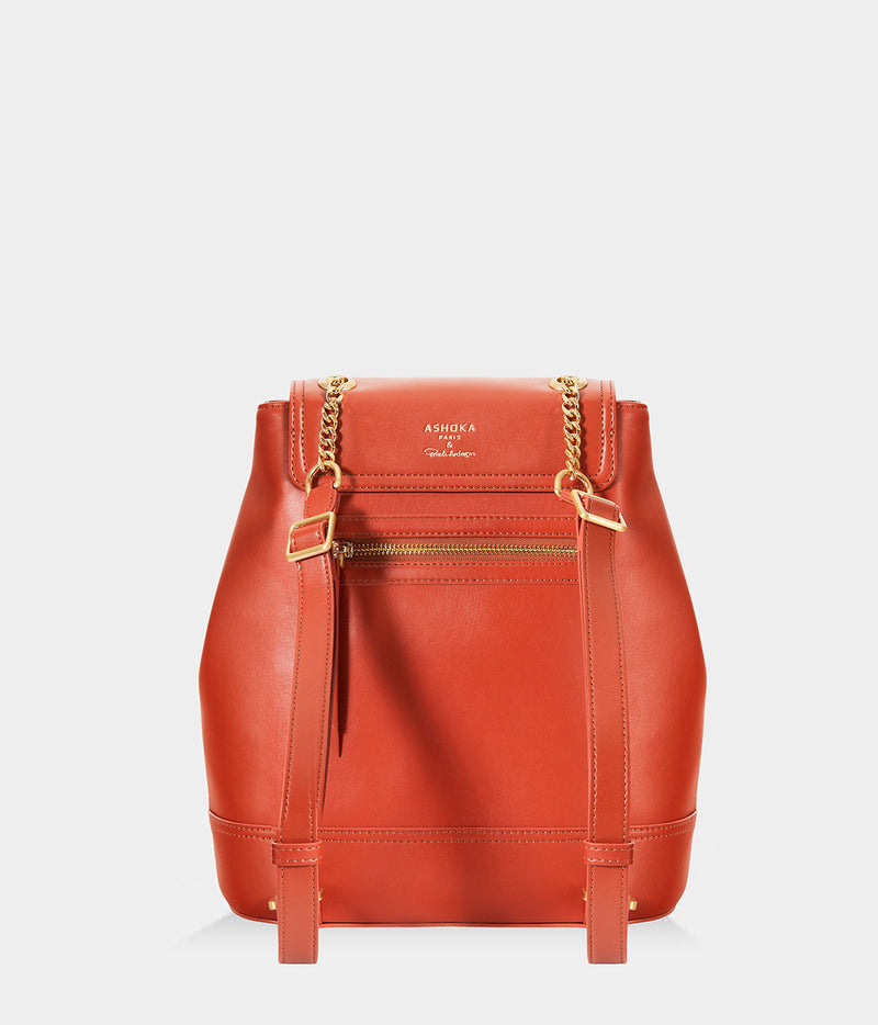 Sac à dos vegan Pamela Backpack Apple Skin terracotta - Vegan sans cuir - Collection Pamela Anderson