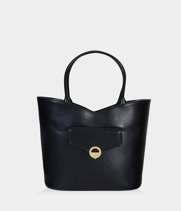 Sac cabas vegan - Pamela Shopping Bag Apple Skin noir - Vegan sans cuir - Collection Pamela Anderson