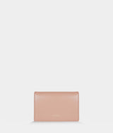 Porte-monnaie vegan Apple Skin nude, Haute maroquinerie végane