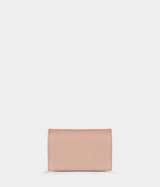 Porte-monnaie vegan Apple Skin nude, Haute maroquinerie végane