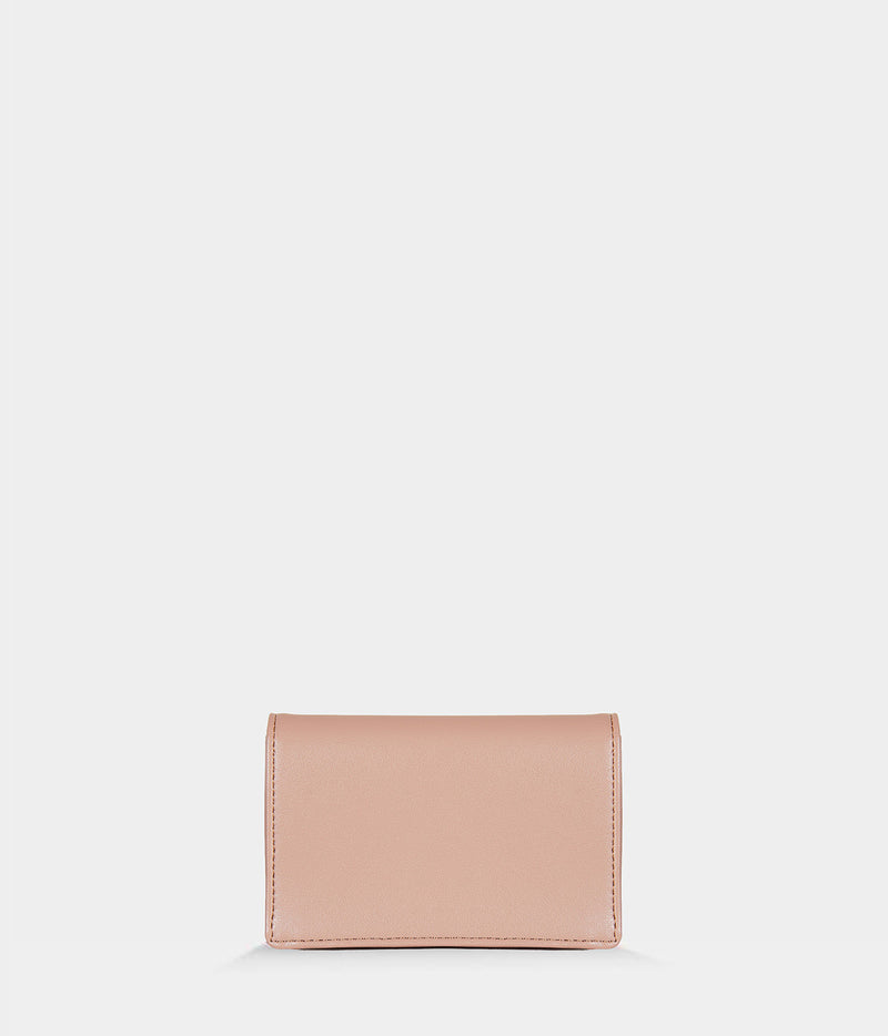 Porte-monnaie vegan Apple Skin nude, Haute maroquinerie végane
