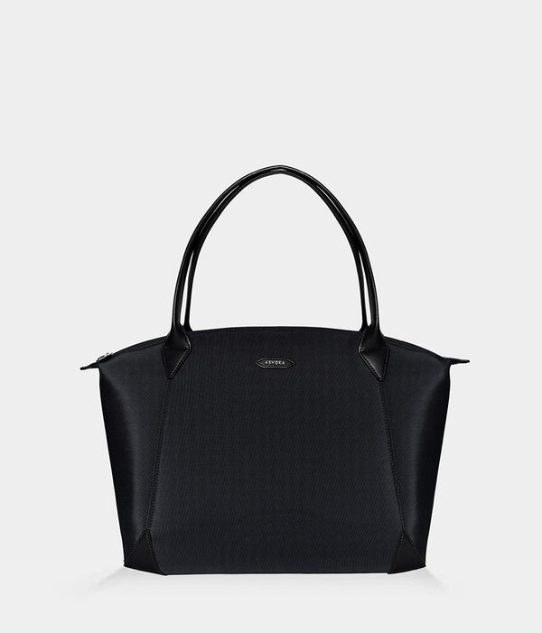 Sac vegan pour femme  Apple Skin et Nylon recyclé noir Journey Kromatik, sans cuir, éthique, écoresponsable, écologique, recyclé et sans cruauté