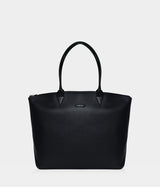 Sac cabas vegan pour femme Jolly Apple Skin noir sans cuir, éthique, écoresponsable, écologique, recyclé et sans cruauté