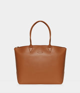 Sac cabas vegan pour femme Jolly Apple Skin caramel, sans cuir, éthique, écoresponsable, écologique, recyclé et sans cruauté