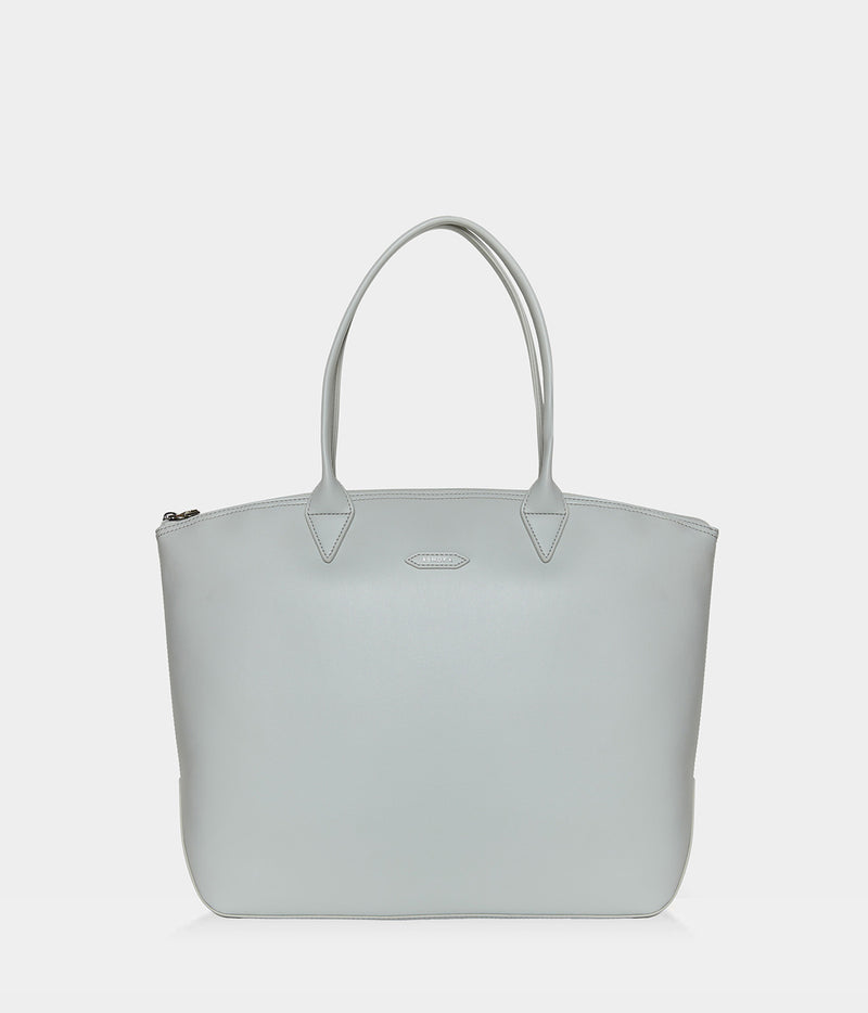 Sac cabas vegan pour femme Jolly Apple Skin gris perle sans cuir, éthique, écoresponsable, écologique, recyclé et sans cruauté