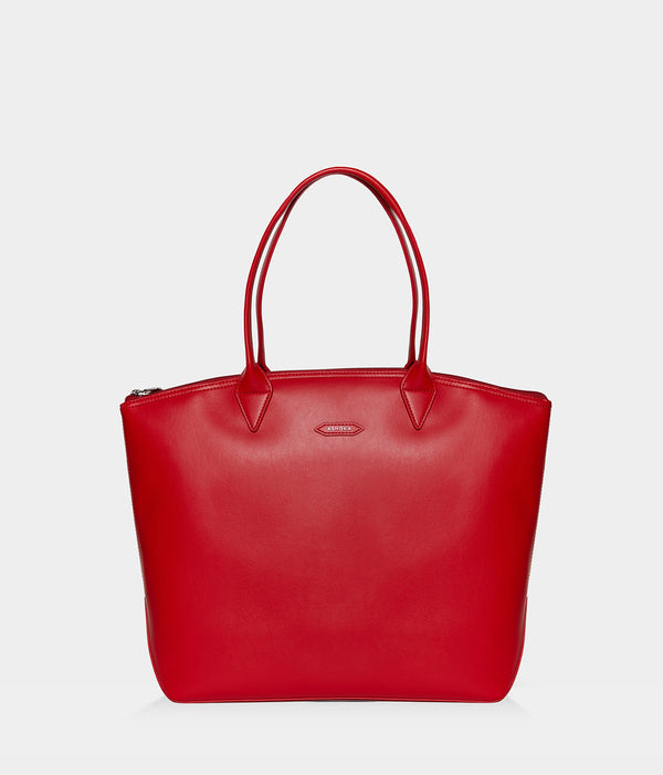 Sac cabas vegan pour femme Jolly Apple Skin rouge sans cuir, éthique, écoresponsable, écologique, recyclé et sans cruauté