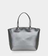 Sac cabas similicuir vegan pour femme Jolly Apple Skin argent, sans cuir, éthique, écoresponsable, écologique, recyclé et sans cruauté.