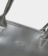 Sac cabas similicuir vegan pour femme Jolly Apple Skin argent, sans cuir, éthique, écoresponsable, écologique, recyclé et sans cruauté.