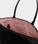 Sac cabas vegan pour femme Jolly Apple Skin et Nylon recyclé noir sans cuir, éthique, écoresponsable, écologique, recyclé et sans cruauté