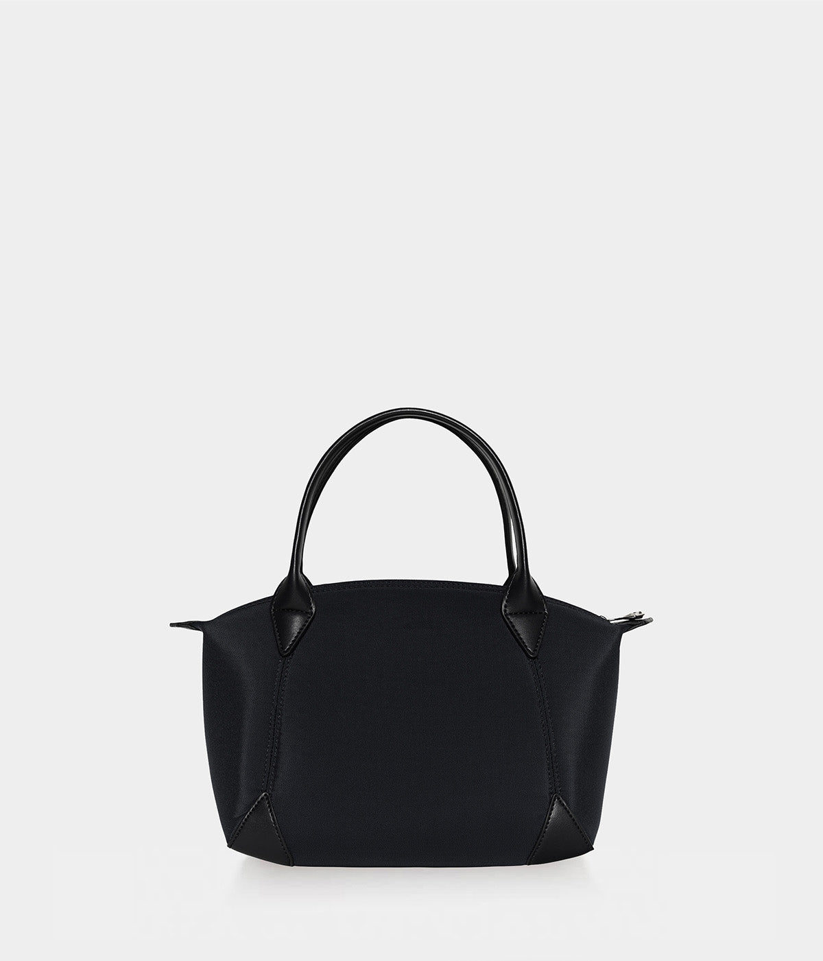 Sac à main vegan pour femme Pretty Apple Skin et Nylon recyclé noir sans cuir, éthique, écoresponsable, écologique, recyclé et sans cruauté