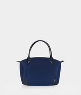 Sac à main vegan pour femme Pretty Apple Skin et Nylon recyclé bleu marine, sans cuir, éthique, écoresponsable, écologique, recyclé et sans cruauté