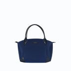 Sac à main vegan pour femme Pretty Apple Skin et Nylon recyclé bleu marine, sans cuir, éthique, écoresponsable, écologique, recyclé et sans cruauté