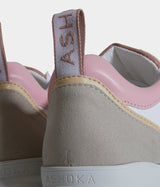 Détails arrière unning sneakers Lewis trio de rose - Running éthique, écoresponsable et vegan.