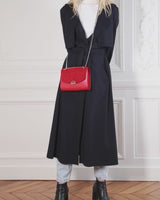 Sac pochette Mini Paname Oxymore rouge - clutch vegan et éthique - Ashoka Paris  Modifier le texte alternatif