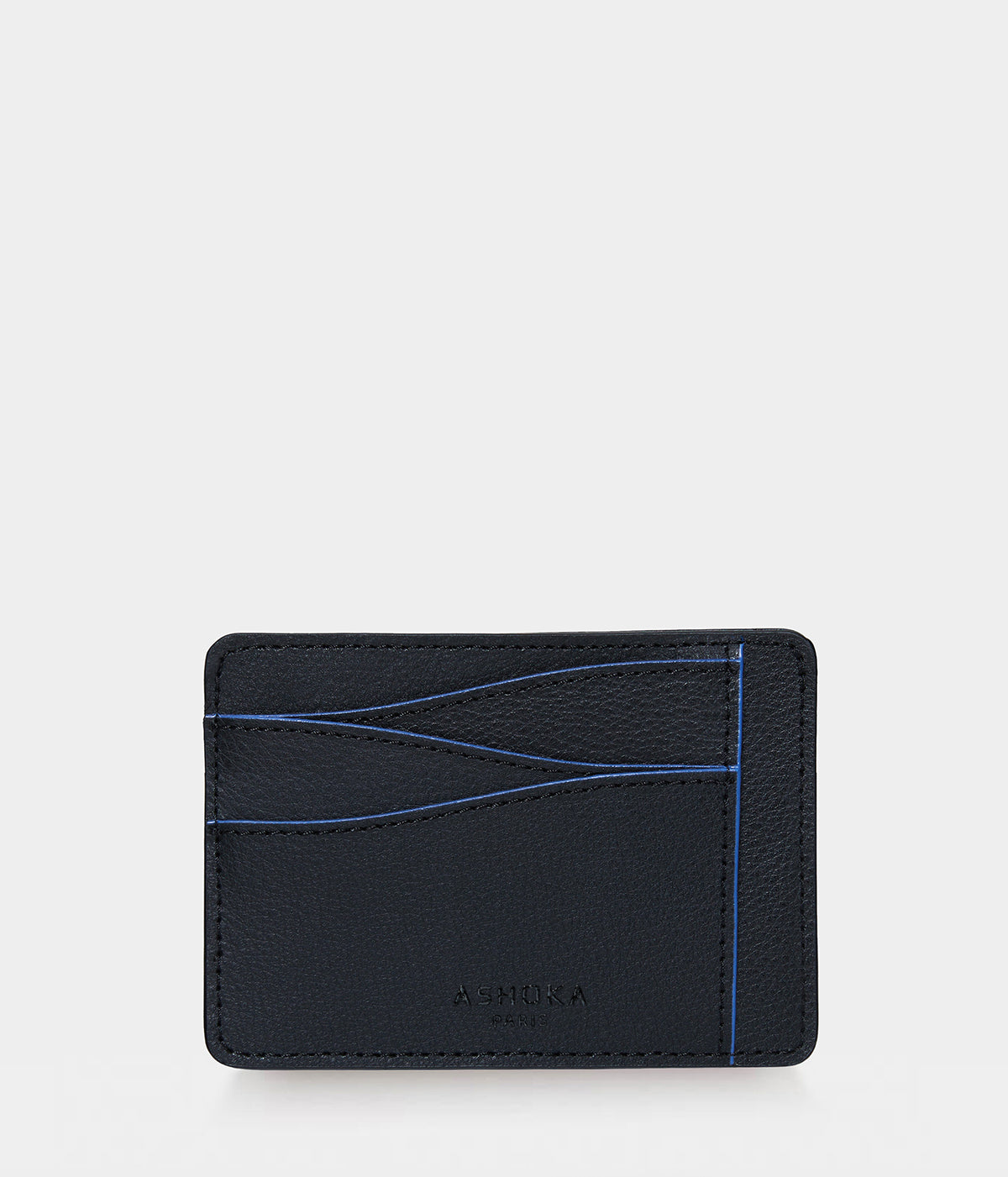 Grand porte-carte Mylo™️ bleu en mycélium, structure souterraine des champignons - éthique, écoresponsable, écologique, durable et sans cruauté
