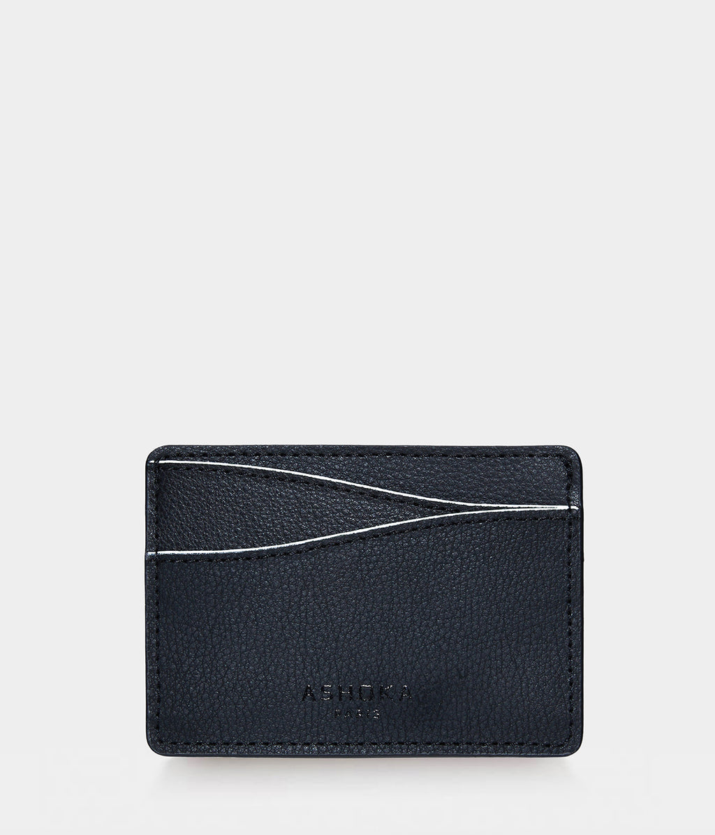 Porte-carte Mylo™️ blanc en mycélium, structure souterraine des champignons - éthique, écoresponsable, écologique, durable et sans cruauté