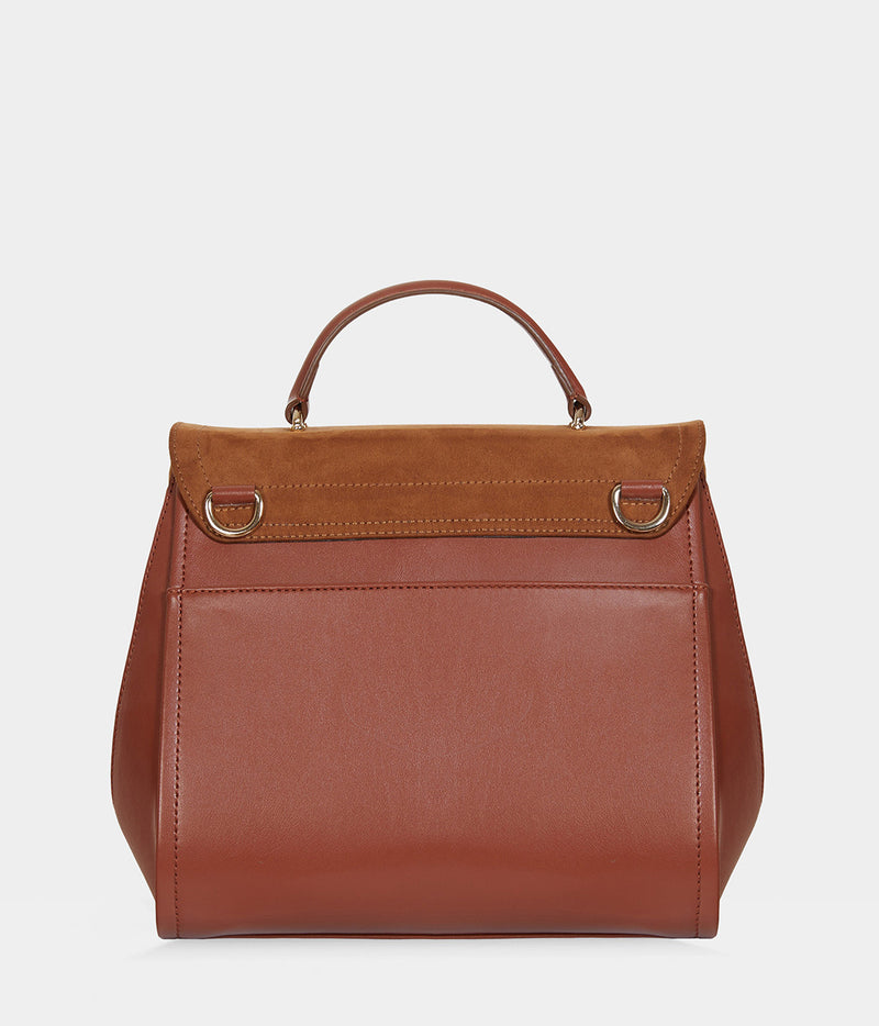 Sac à main vegan Paname oxymore Apple skin camel - éthique, écoresponsable, écologique, recyclé et sans cruauté