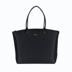 Sac cabas vegan pour femme Jolly Apple Skin et Nylon recyclé noir sans cuir, éthique, écoresponsable, écologique, recyclé et sans cruauté