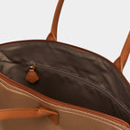 Sac cabas vegan pour femme Jolly Apple Skin et Nylon recyclé caramel sans cuir, éthique, écoresponsable, écologique, recyclé et sans cruauté