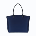 Sac cabas vegan pour femme Jolly Apple Skin et Nylon recyclé bleu marine, sans cuir, éthique, écoresponsable, écologique, recyclé et sans cruauté