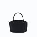 Sac à main vegan pour femme Pretty Apple Skin et Nylon recyclé noir sans cuir, éthique, écoresponsable, écologique, recyclé et sans cruauté
