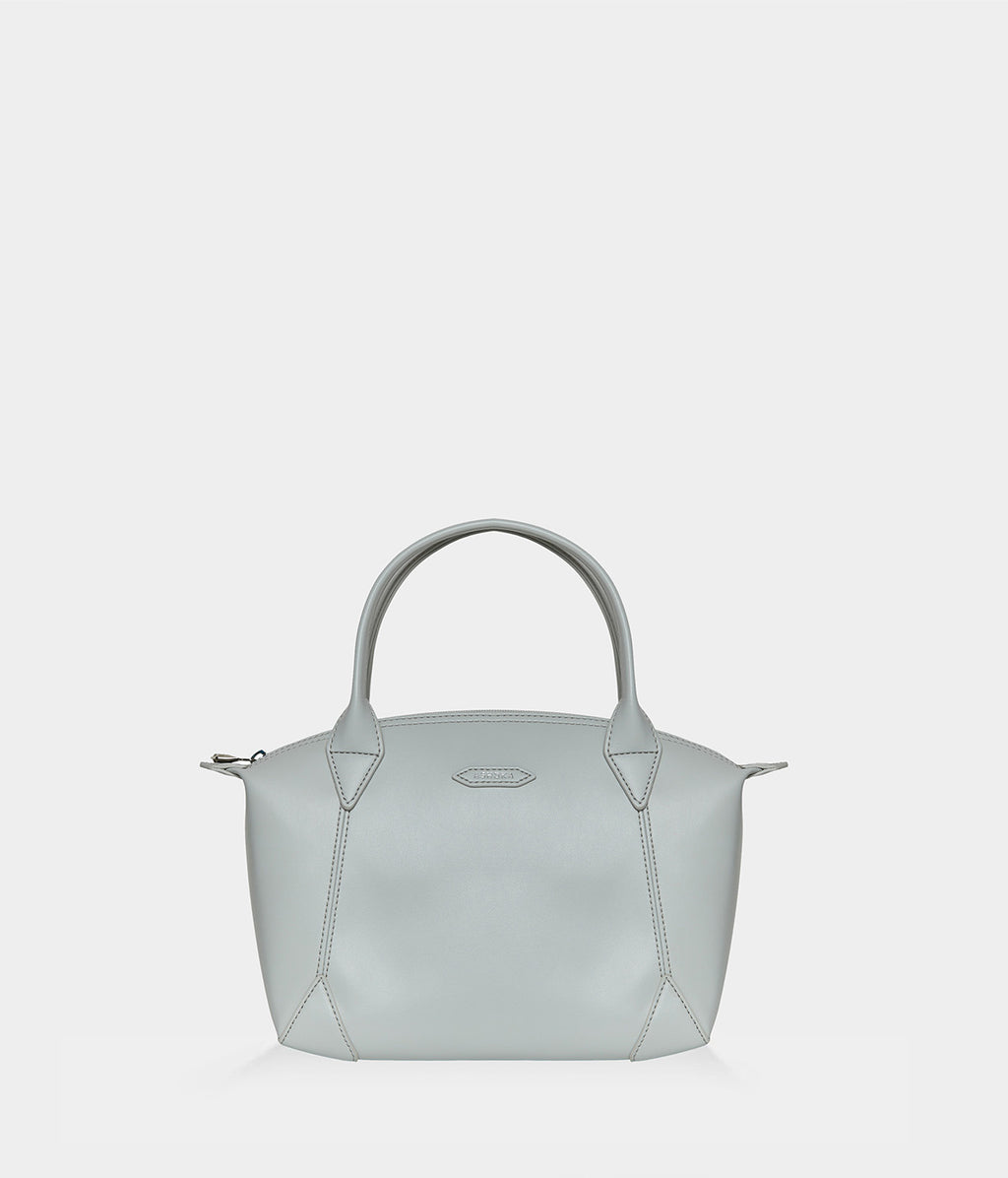 Sac à main similicuir vegan pour femme Pretty Full Apple Skin gris perle sans cuir, éthique, écoresponsable, écologique, recyclé et sans cruauté.