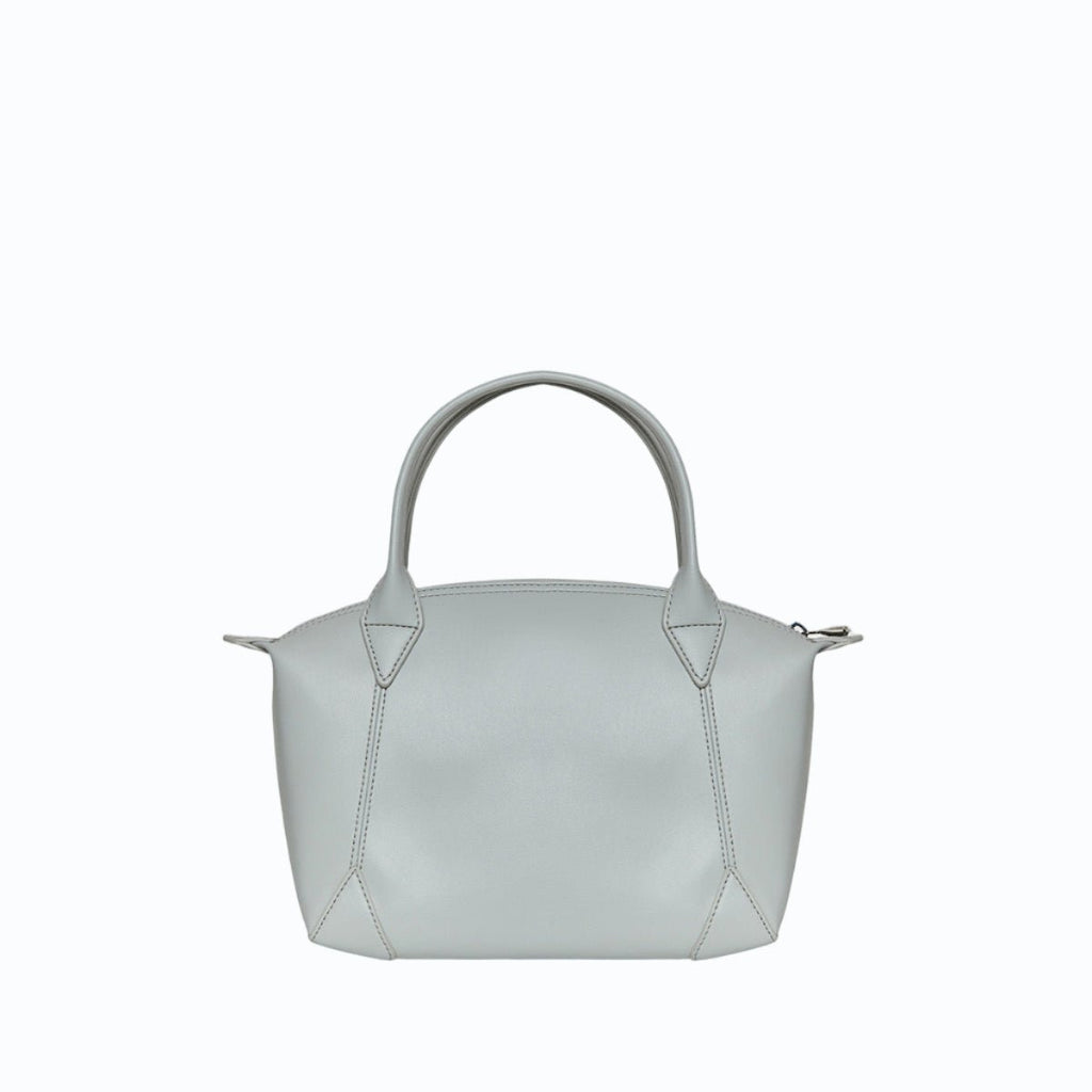 Sac à main similicuir vegan pour femme Pretty Full Apple Skin gris perle sans cuir, éthique, écoresponsable, écologique, recyclé et sans cruauté.