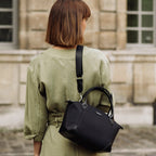 Sac à main vegan pour femme Pretty Uppeal et Nylon recyclé noir sans cuir, éthique, écoresponsable, écologique, recyclé et sans cruauté