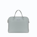Porte-documents vegan pour femme City Apple Skin gris perle sans cuir, éthique, écoresponsable, écologique, recyclé et sans cruauté
