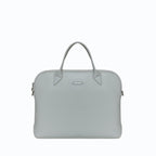 Porte-documents vegan pour femme City Apple Skin gris perle sans cuir, éthique, écoresponsable, écologique, recyclé et sans cruauté