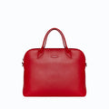 Porte-documents similicuir vegan pour femme City Apple Skin rouge, sans cuir, éthique, écoresponsable, écologique, recyclé et sans cruauté