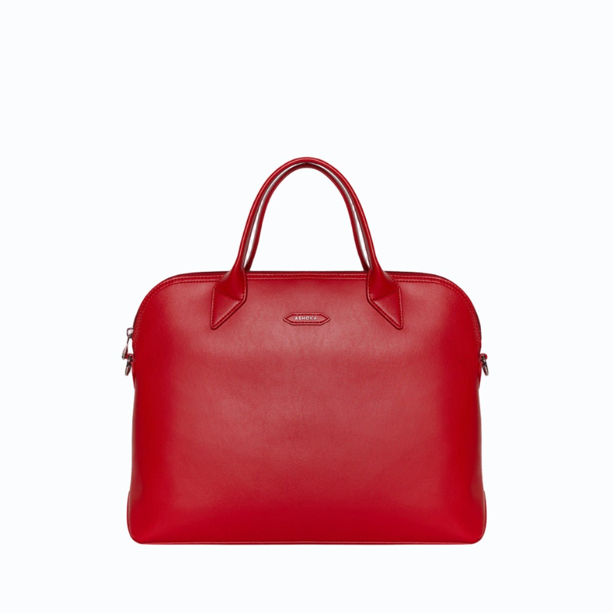 Porte-documents similicuir vegan pour femme City Apple Skin rouge, sans cuir, éthique, écoresponsable, écologique, recyclé et sans cruauté