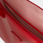 Porte-documents similicuir vegan pour femme City Apple Skin rouge, sans cuir, éthique, écoresponsable, écologique, recyclé et sans cruauté