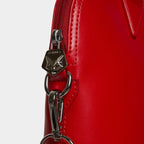 Porte-documents similicuir vegan pour femme City Apple Skin rouge, sans cuir, éthique, écoresponsable, écologique, recyclé et sans cruauté