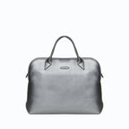 Porte-documents vegan pour femme City Apple Skin argent - sans cuir - éthique, écoresponsable, écologique, recyclé et sans cruauté